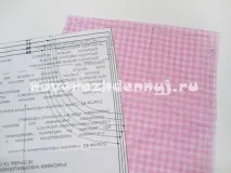 Викройка дитячих штанців для дівчинки та процес шиття з фото викройка