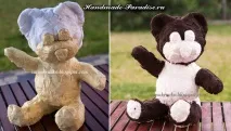 Ведмеді з пап’є-маше та кавових зерен кавових