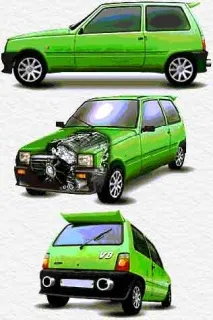МОДИФІКАЦІЇ АВТОМОБІЛЯ ОКА шасі