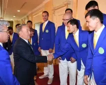 Назарбаєв зустрівся з Олімпійською збірною Казахстану (фото) олімпійською
