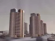сгради гори