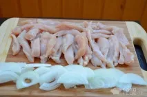 Рецепт Фунчоза з куркою та овочами, Просто, швидко, по-домашньому просто