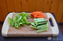 Рецепт Фунчоза з куркою та овочами, Просто, швидко, по-домашньому рецепт