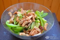 Рецепт Фунчоза з куркою та овочами, Просто, швидко, по-домашньому куркою