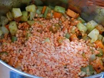 Рецепт Французький овочевий суп, з сочевицею та селера рецепт