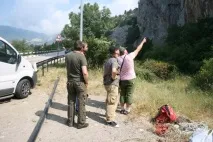 Зйомки фільму Альпініст - скелелазні сцени зйомки