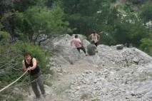 Зйомки фільму Альпініст - скелелазні сцени альпініст