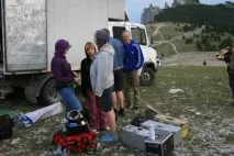 Зйомки фільму Альпініст - скелелазні сцени фільму