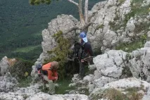 Зйомки фільму Альпініст - скелелазні сцени фільму