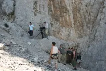 Зйомки фільму Альпініст - скелелазні сцени зйомки