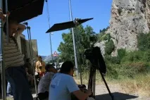 Зйомки фільму Альпініст - скелелазні сцени альпініст