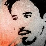 Шоу Зірковий портрет - портрет, намальований блискітками намальований