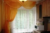 Штори в інтер’єрі на кухні фото сучасних фасонів, відповідні матеріали та ідеї декорування інтер