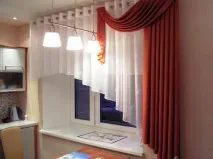 Штори в інтер’єрі на кухні фото сучасних фасонів, відповідні матеріали та ідеї декорування штори