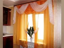 Штори в інтер’єрі на кухні фото сучасних фасонів, відповідні матеріали та ідеї декорування інтер