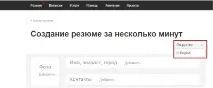 Створити резюме англійською мовою мовою