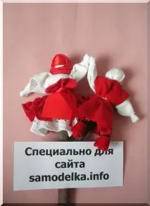 сватбена кукла дърво