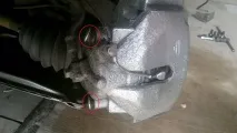 Заміна передніх гальмівних колодок VECTRA B заміна