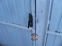 Встановлення замку на вуличну металеву хвіртку будинку вуличну