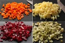 Вінегрет класичний рецепт з горошком, з капустою, з квасолею класичний