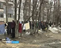 У Воронежі у «Пташиного ринку» м’ясо продають в умовах жахливої антисанітарії. пташиного