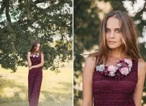 Жіноче намисто з квітів намисто