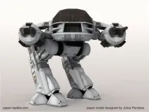 Model de hârtie Robot ED-209 (Robocop)