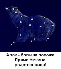 Велика Ведмедиця, Мала Ведмедиця Великої