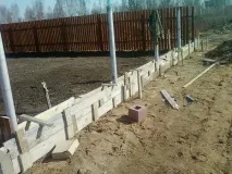 Фундамент під паркан як зробити своїми руками, Буд поради паркан
