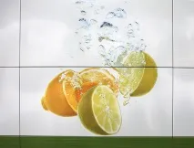 Фотоплитка для кухні на фартух, фотоплитка у ванній та туалеті ванній