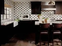Які шпалери вибрати для білої кухні шпалери