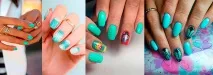 Як зробити м’ятний манікюр гель лаком ятний