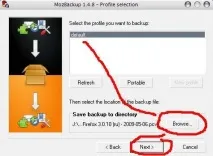 Як зберегти налаштування, закладки, розширення у FireFox закладки