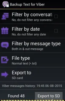 Як відновити листування у вайбері Viber
