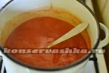 Кетчуп із крохмалем на зиму, рецепт з фото, Заготовки на зиму. крохмалем