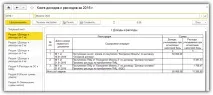 Книга доходів та витрат у 1С Бухгалтерія 8 витрат
