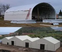 Металеві ангари як утеплити ПСК-Барс, Безкаркасне арочне та каркасне будівництво з металеві