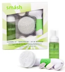Набір для очищення обличчя та тіла з електричною щіткою та пінкою Smash Cleansing Set, 1 набір — Klapp набір