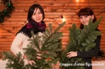 Новорічний кошик - майстер-клас у Студії - Студія Олени Куликової студія