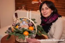 Новорічний кошик - майстер-клас у Студії - Студія Олени Куликової майстер-клас