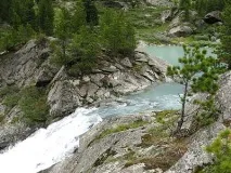 Озеро та водоспад Куйгук водоспад