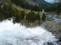 Озеро та водоспад Куйгук водоспад