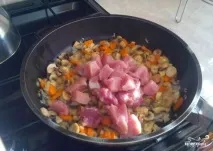 Плов зі свининою та грибами - покроковий рецепт з фото на покроковий