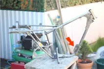 Підготовка рами (посилення кріплення двигуна) - Мотоцикл Мінськ підготовка