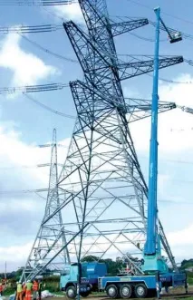 Підйомна техніка для обслуговування ЛЕП техніка