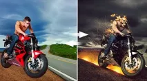 Примарний гонщик у Фотошоп, Портал графіки та дизайну примарний