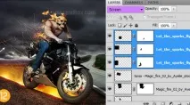 Примарний гонщик у Фотошоп, Портал графіки та дизайну фотошоп