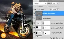 Примарний гонщик у Фотошоп, Портал графіки та дизайну фотошоп