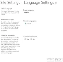 PROIT SharePoint 2013 Зміна мови існуючого сайту proit