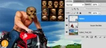 Примарний гонщик у Фотошоп, Портал графіки та дизайну фотошоп
